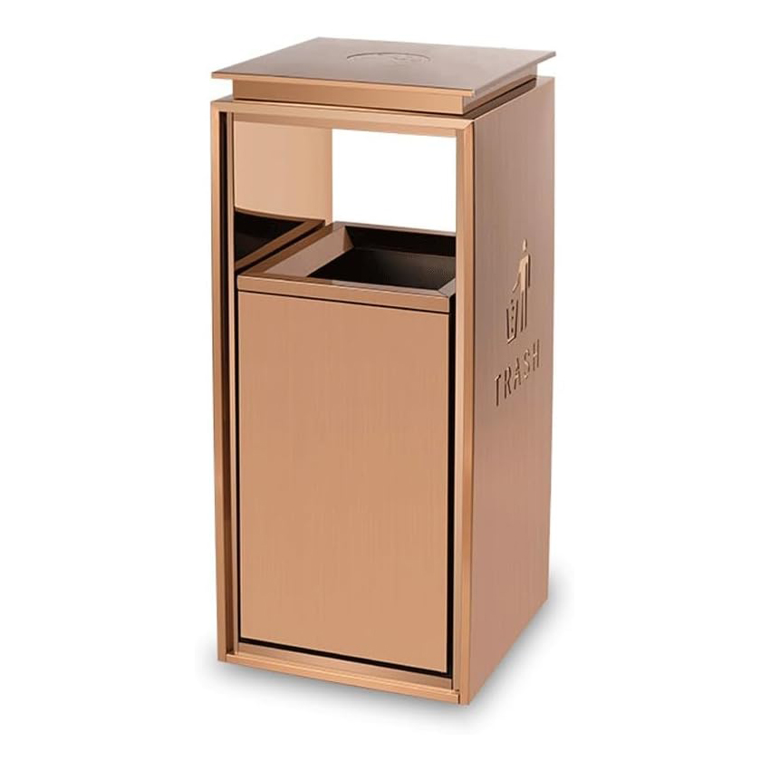 GEC Premium Rose Gold Commercial Waste Receptacle