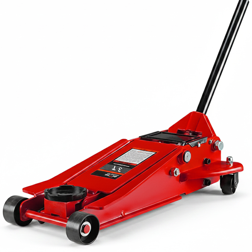 GEC Low Profile Hydraulic Floor Jack 3 Ton 2 Pump 100-530mm Height