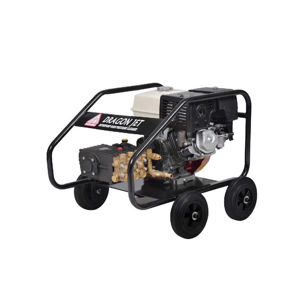 ماكينة غسيل متحركة دراجون ماركة انتربامب موديل G.DRAGON HONDA 15/200 - ايطالي موتور هوندا بنزين 13 حصان 200 بار 15 لتر