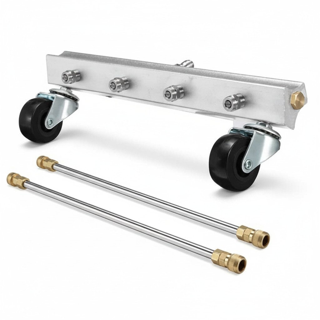BROTHERS UNDERFORCE Under Chassis Washer For Cars With 4 Nozzles 250 Bar