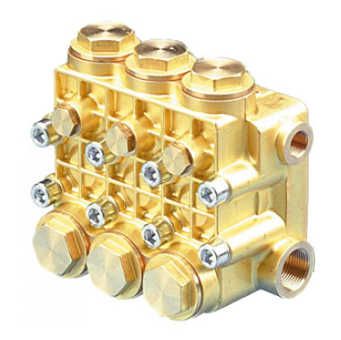 INTERPUMP High Pressure Pump Full Brass Head With Water Seals & Valves For W2525
