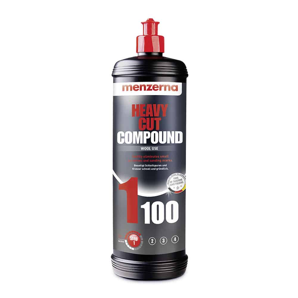 MENZERNA Heavy Cut Compound 1100 - 1L Car Polish For The Speedy Removal Of Deep Scratches Using Foam Polishing Pads