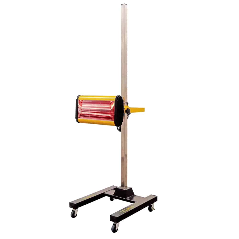 HORNET LD-1H Infrared Paint Curing Lamp For Detailing & Workshop 1000W 1Lamp With Stand