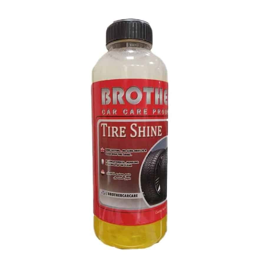 ملمع كاوتش وفبر اسود (Tire Shine) 1 لتر ماركة براذرز - لمعة تدوم