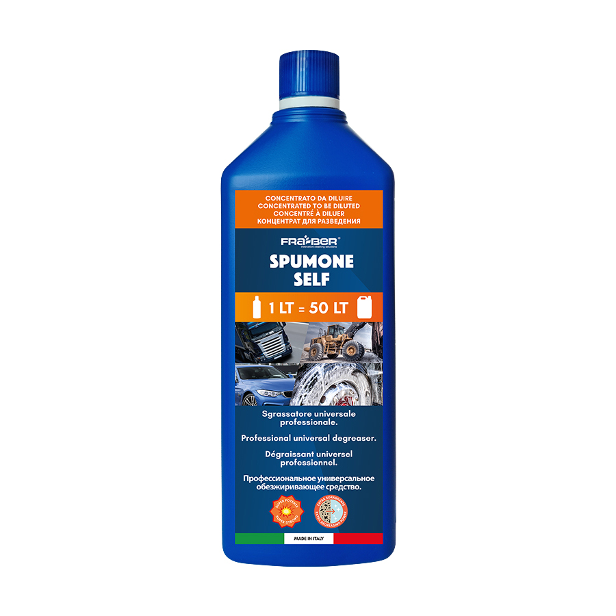 فوم عالي التركيز ساباموني 1 لتر (نسبة التخفيف: 1 لتر مادة الي 100 لتر ماء) FRA BER/SPUMONE SELF 1000ML