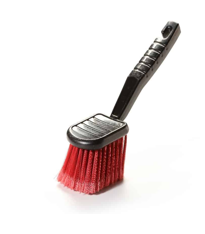 BROTHERS Red Car Wheel Long Handled Soft Brush For Car Washing
