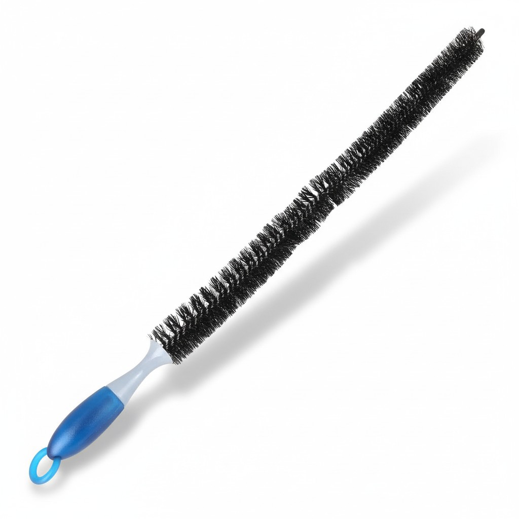 فرش برازرز طويل مرنة ديل قطة بيد زرقاء لتنظيف الموتور BR/CAT TAIL BRUSH