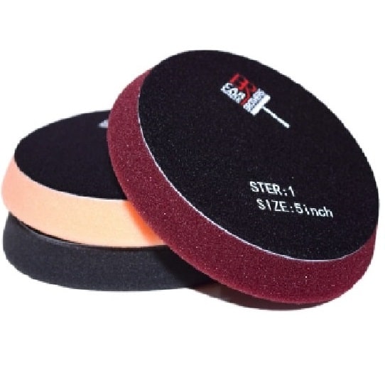 BROTHERS 3 Step Rotary Foam Buffing Polishing Pads Set 5 Inch (Heavy/Medium/Finish)