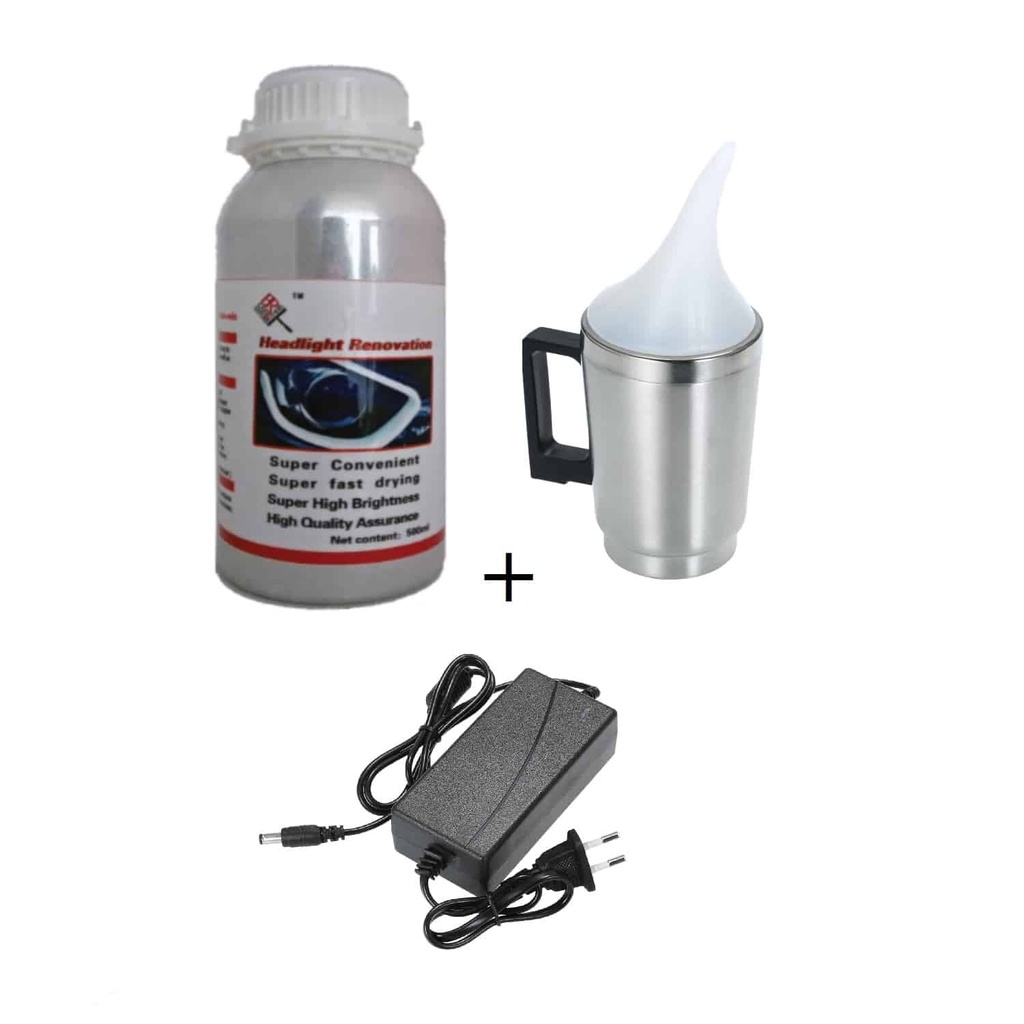 شنطة كاملة تلميع فوانيس السيارة BR/HEAD LIGHT REPAIR TOOL