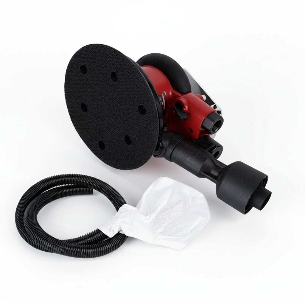 AEROPRO 7335 Air Orbital Sander With Vacuum Function 5 Inch 12000Rpm