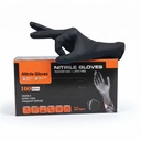 BROTHERS Black Vinyl Gloves Backet - Powder Free 100PCS