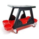 BROTHERS Detailing Creeper Work Seat With Tool Tray