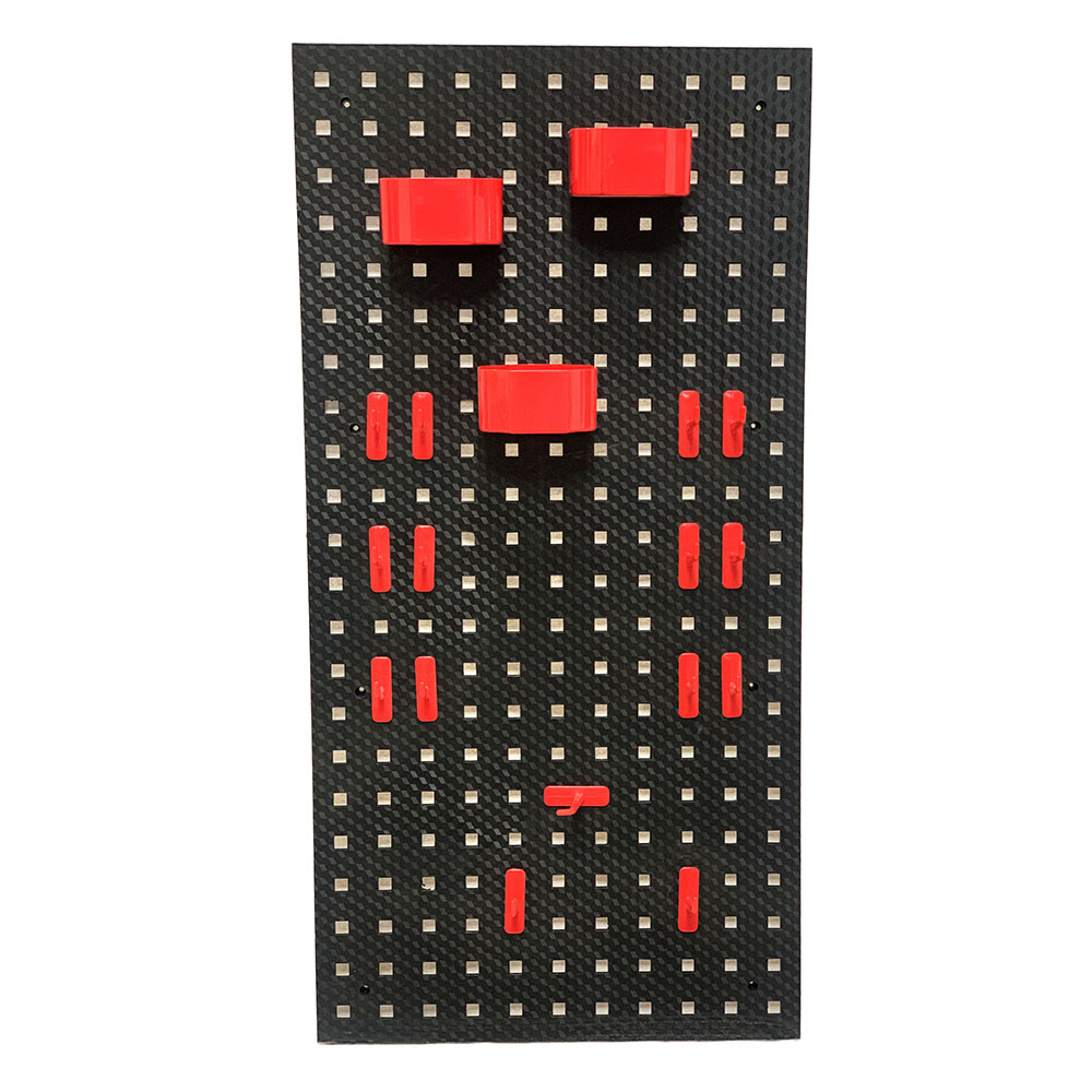 BROTHERS Empty Wall-Mounted Detailing & Workshop Tools Board With 15 Pcs Hook Kit 90*45cm