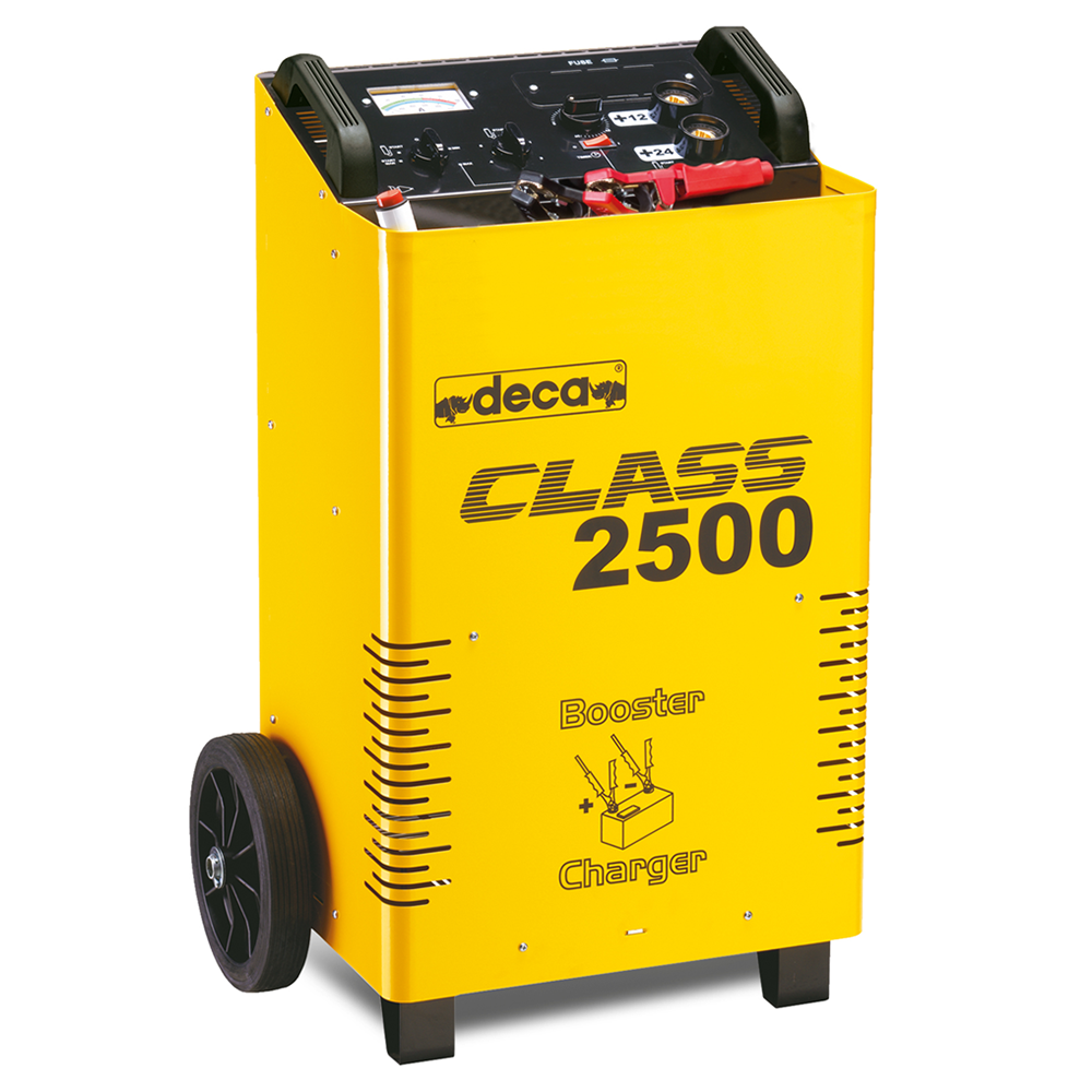 تونجر شحن وستارتر متحرك موديل BOOSTER 2500 ماركة ديكا ايطالي - 12/24 فولت 25-2200 امبير ساعة (تقويم محركات)