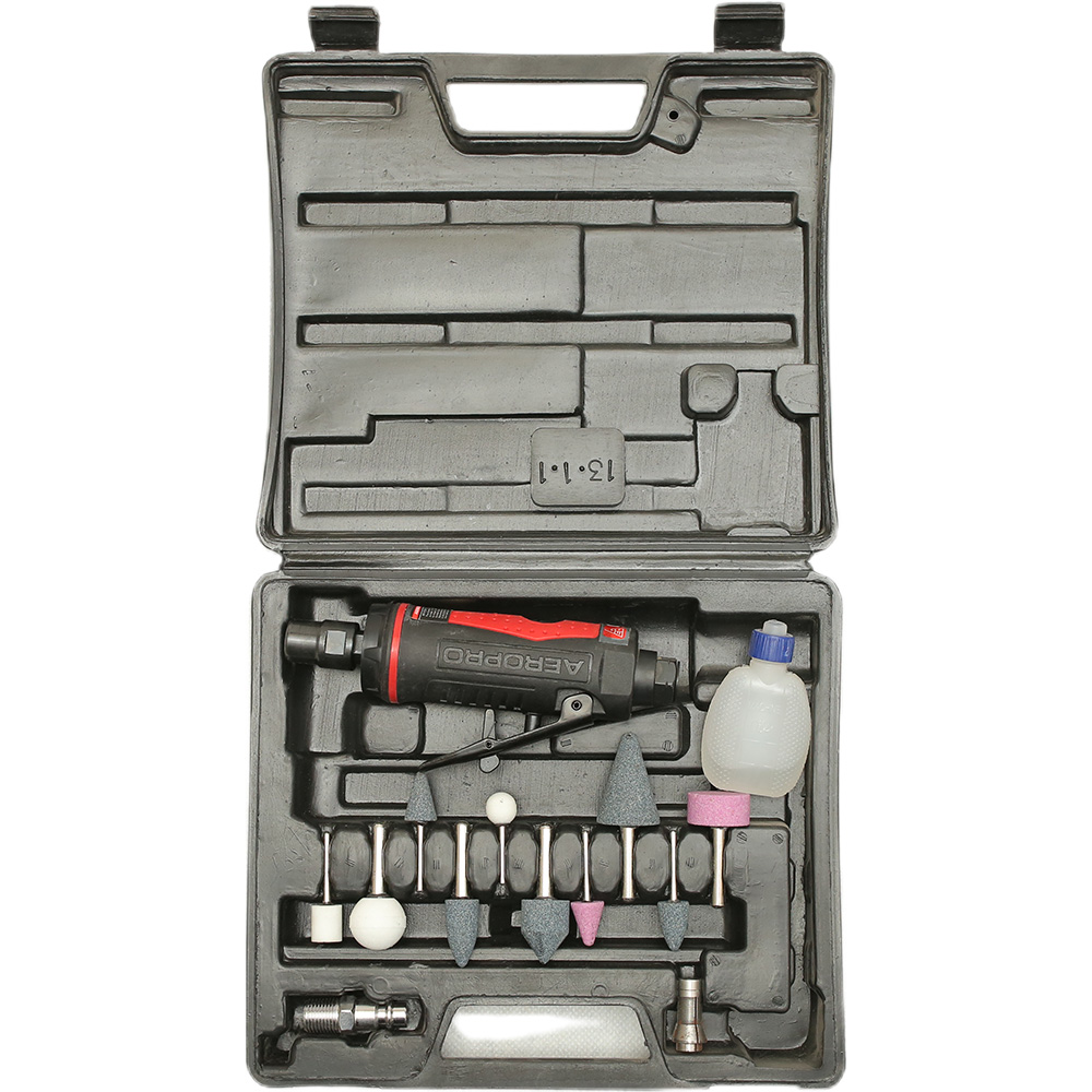 AEROPRO AP17813 Air Die Grinder Kits 16 Pcs 2000Rpm