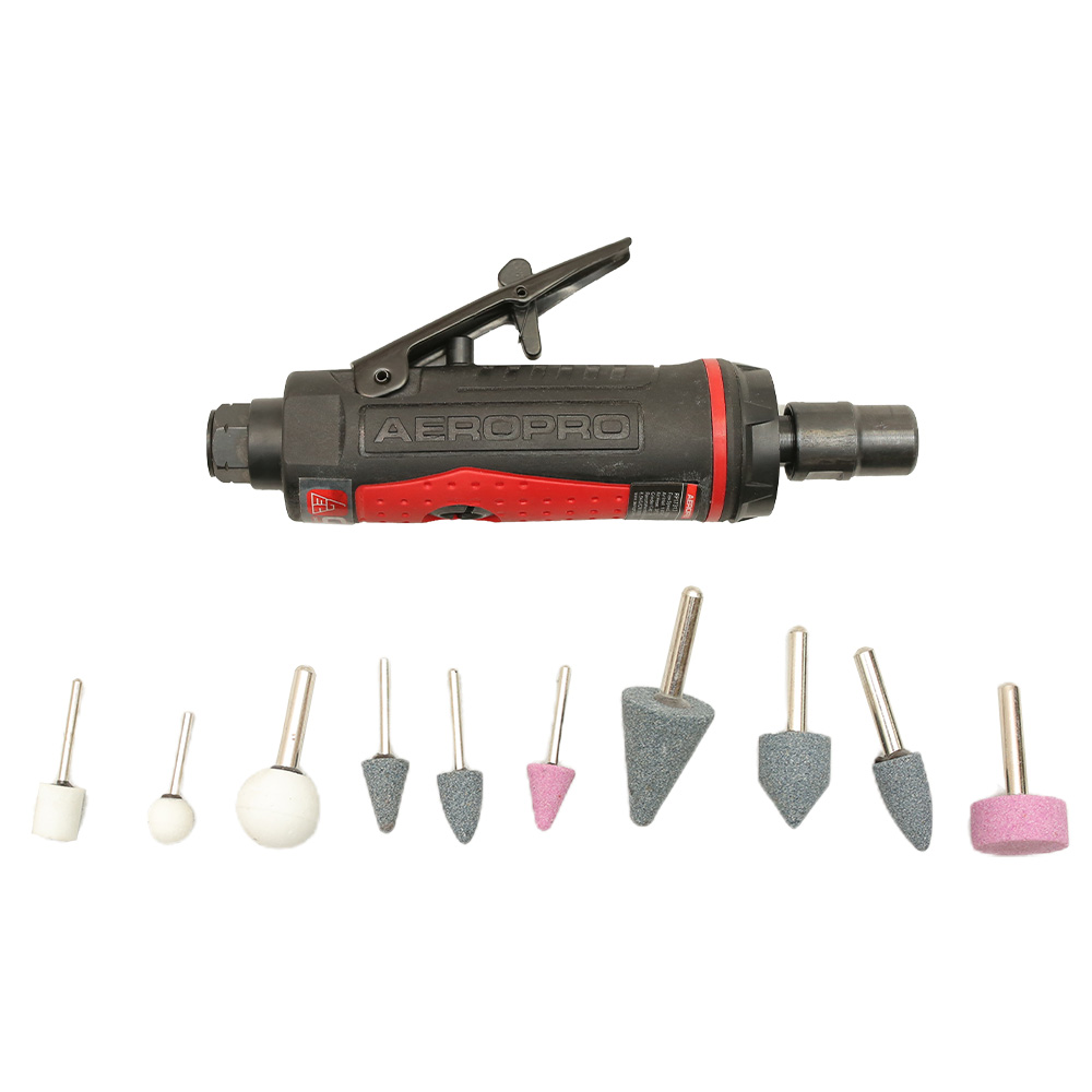 AEROPRO AP27313 Air Die Grinder Kits 11 Pcs 2000Rpm