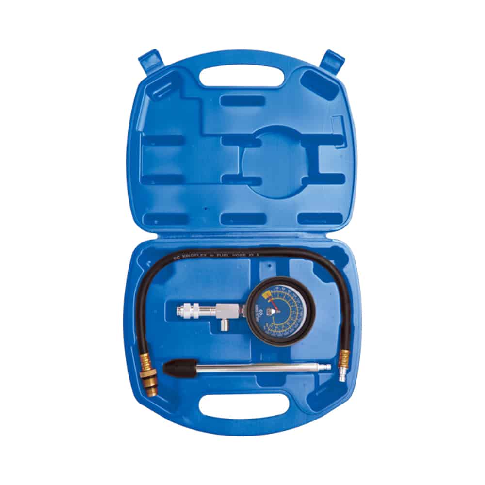 عداد (ساعة) قياس كبس محرك بنزين ماركة كينج توني موديل 9DP1302 - تستر ضغط موتور تايواني 3 قطع