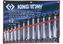 [170337] KING TONY 1712MR 12 PCS 75° Offset Ring Wrench Set 6~32 mm