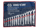 [170339] طقم مفتاح بلدى مشرشر 14 قطعة 10 : 32مم ماركة كينج توني KING TONY 1214MR