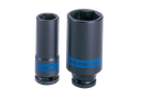 [170541] KING TONY 443517M 1/2" DR. 6 Point Metric Deep Impact Socket 17mm