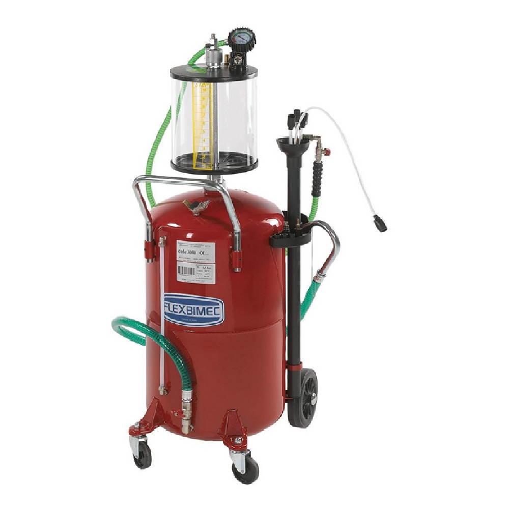 FLEXBIMEC 3090 Pneumatic Mobile Waste Oil Suction Unit 80L