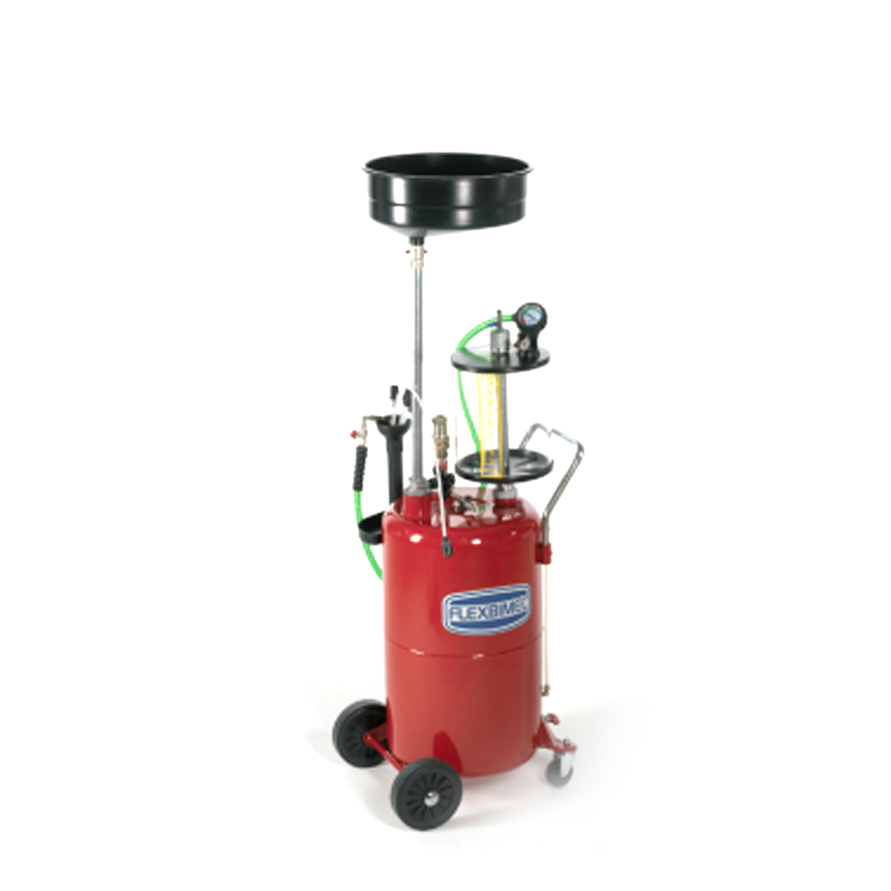 FLEXBIMEC 3198 Waste Oil Drainer And Suction Unit Combined 80L