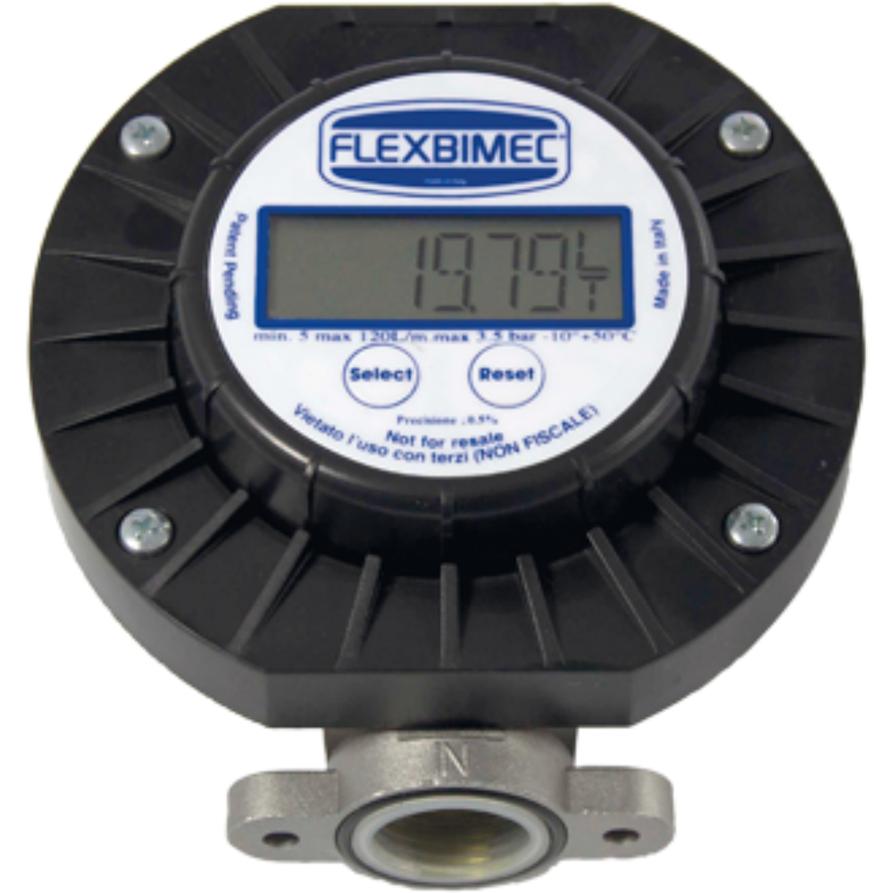 FLEXBIMEC 2869 Digital Electronic Diesel Flow Meter 1 Inch