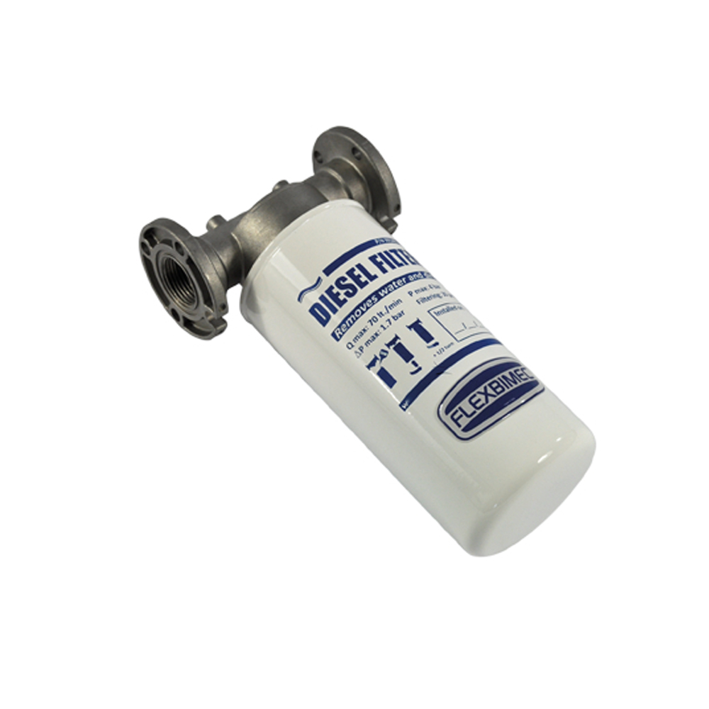 FLEXBIMEC 6600 Full Petrol & Diesel Fuel Tank Filter (Purification + Water Absorption) 70L/Min 30Micron