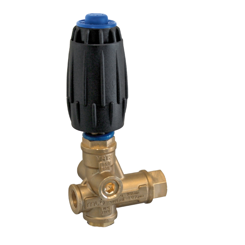 MV VRT3 Brass Unloader Valve By-pass 310Bar 40L/Min (3/8 Inch)