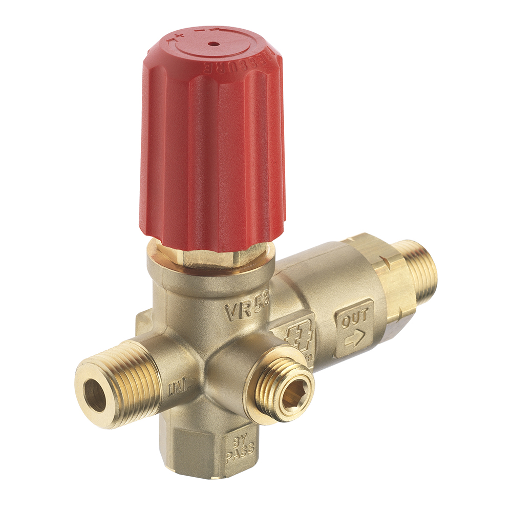 MV VR54 Brass Unloader Valve By-pass 200Bar 30L/Min (3/8 Inch)