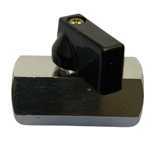GEC Nickle Mini Ball Valve 1/2 Inch F