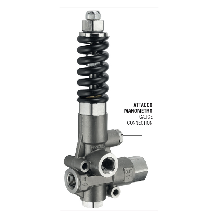 بلف باي باص ستانلس ايطالي ماركة MV موديل VHP70 - منظم ضغط فائق 700 بار 1/2 بوصة
