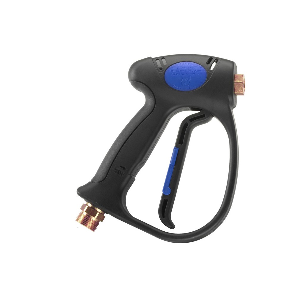 كفة مسدس غسيل بفصل (اوتوماتيك) ماركة MV موديل 925-TRIGGER-BLUE ايطالي - 310 بار ازرق