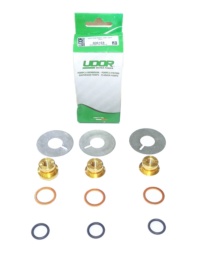 طقم بساتم اودور ايطالي UDOR PISTON KIT141 / VX-B 160/130 - 130/160