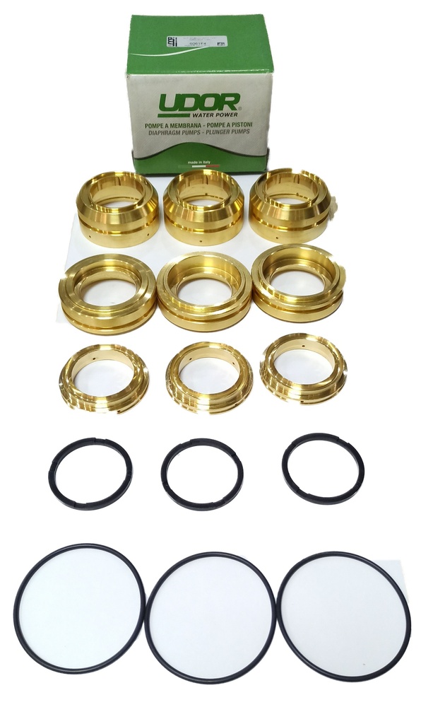 UDOR KIT146 High Pressure Pump Brass Ring Kit For VX-B 160/130