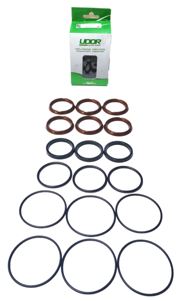 طقم حشو KIT145 طلمبة غسيل ماركة اودور لموديل VX-B 160/130 - ايطالي