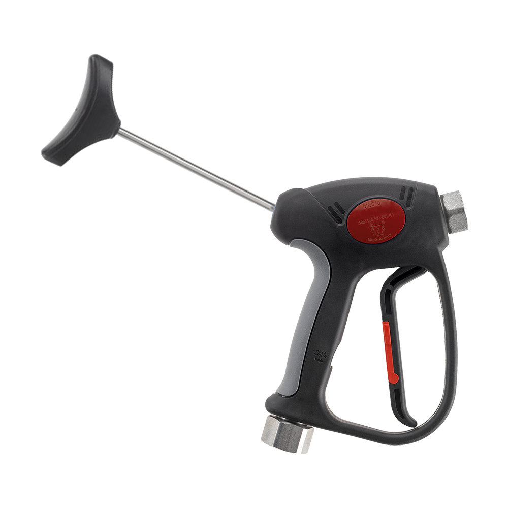 MV ML510 High Pressure Washer Trigger Stop With Shoulder Support 500 Bar 60L/Min 120°C 1/2 Inch