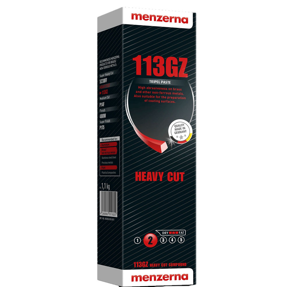 كمبوند تلميع مينزيرنا الماني 113 عبوة 1.1 كيلو جرام Heavy Cut Compound 113GZ