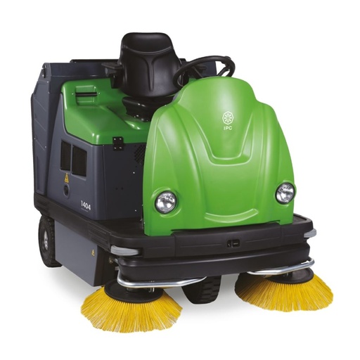 [CIWSXX00001] IPC 1404 Battery-Powered Ride-On Sweeper – Industrial Cleaning Machine (Two Brushes, 57 Inch, 150L)