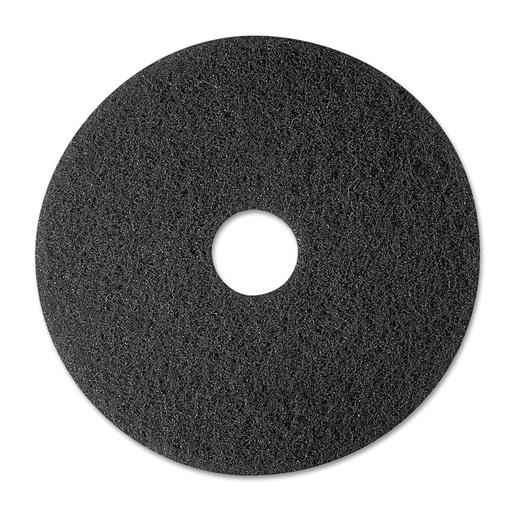 [1202203] 3M American Black Floor Buffing Pad 17" – Heavy Cut Stripping Disc
