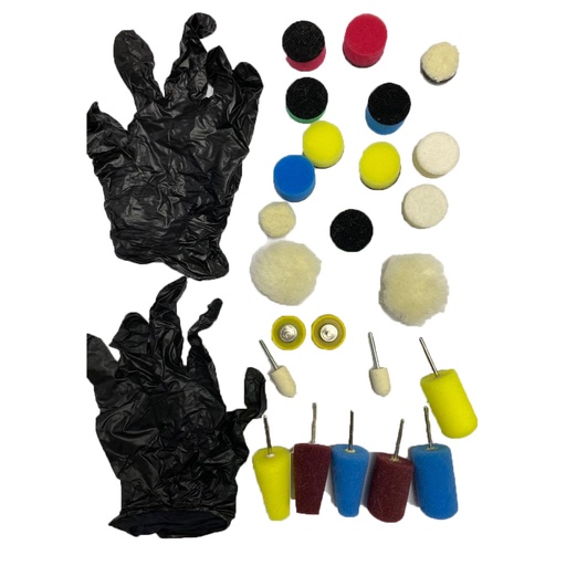 [1303422] Brothers 1" Buffer Sponge Set – 26 PCS All Grit Levels