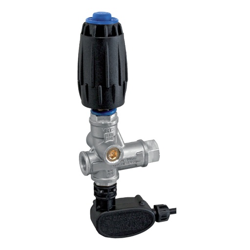[CWBVXX00021] MV VRT3 Nickel-Plated Unloader Valve By-pass With Pressure Switch IP55 250Bar (3/8 Inch) - Anti-Rust & Saltwater Compatible