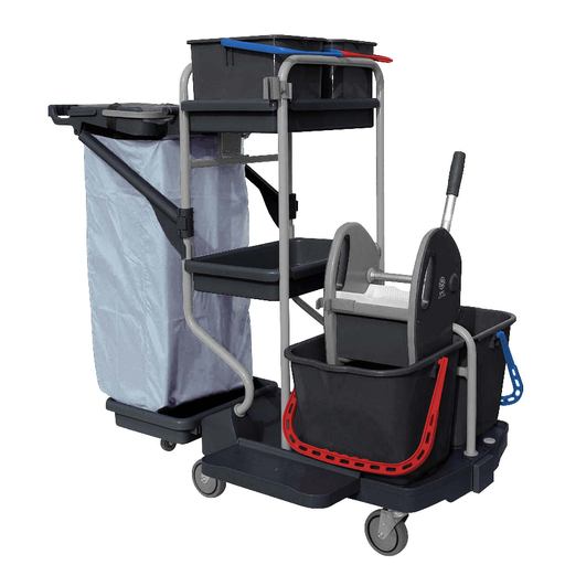 [CICTXX00034] IPC Starace 111 Professional Multi-Purpose Cleaning Trolley (4-Bucket System) with 120L Lid