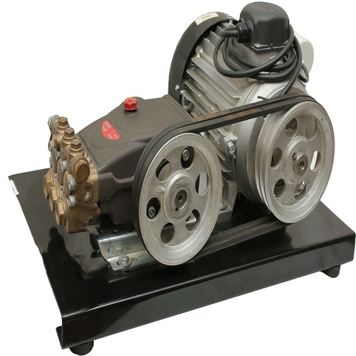 [10243] INTERPUMP E.JET GREY MALE 15/200 Belt Driven High Pressure Washer 200Bar 7.5HP 15L/Min 380V (Grey)