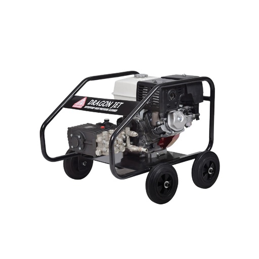 [CWDWXX00017] INTERPUMP G.DRAGON HONDA 21/200 Mobile High Pressure Washer Powered by Petrol Engine 200Bar 13Hp 21L/Min