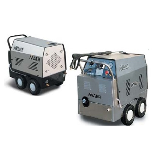 [CWHWXX00008] MAER AVANT X 20/15 Stainless Steel Hot Water High Pressure Washer 7.5Hp 200Bar 900L/h 120°C