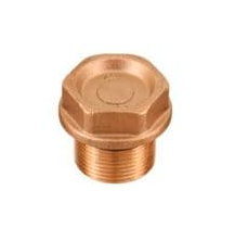 [107221] INTERPUMP High Pressure Pump Brass Valve Cap For WS151 - WS201