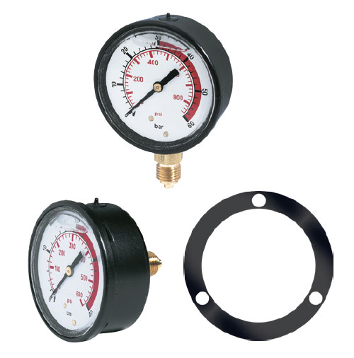 [CWJWAS00010] MV PRESSURE GAUGE DN 63 High Pressure Glycerin Gauge 315 Bar 1/4 Inch