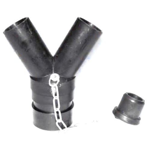 [110249] IPC Italian Y Connectors For 2 Operations For Industrial Vacuum Cleaners
