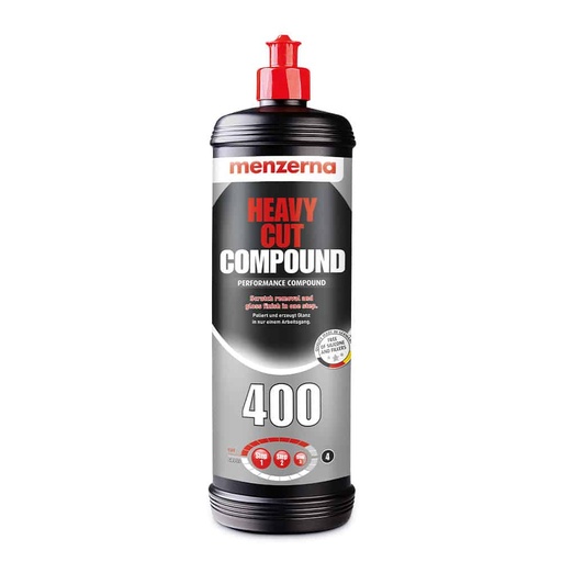 [1302114] كمبوند تلميع مينزيرنا الماني 400 عبوة 1 لتر Heavy Cut Compound 400